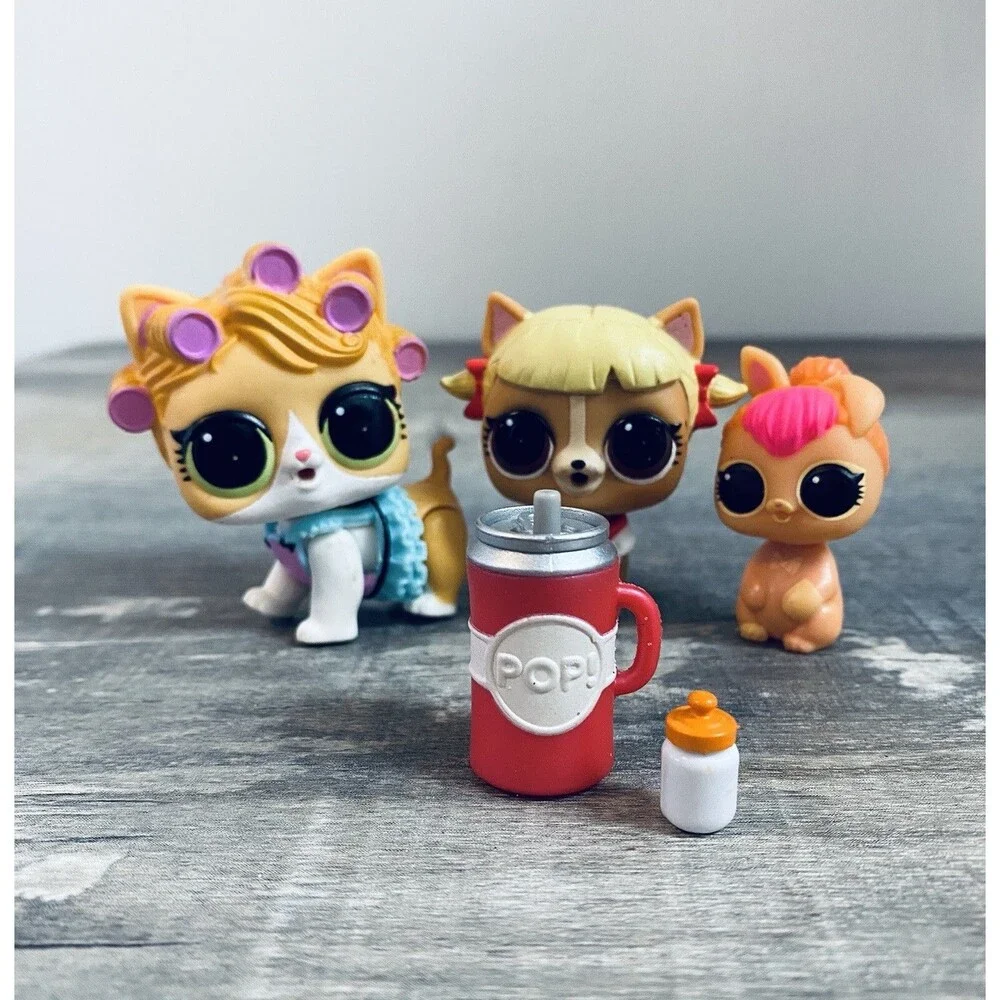 3 L.O.L Surprise LOL Jitter Critter Dolls Pets